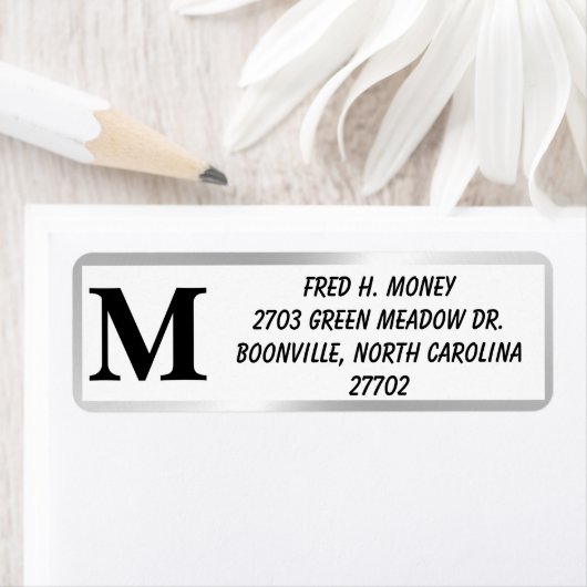 ÉTIQUETTE FRONTIÈRE D'ARGENT (En situation)