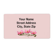 Étiquette Frontière Trois Papes Roses (Devant)