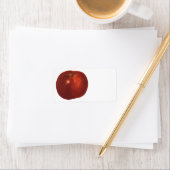 Étiquette Fruit vintage, Pomme délicieuse Rouge bio (En situation)