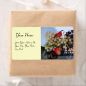 ÉTIQUETTE FRUITS DE SAISON 1 - RAISONS ET PEARS (En situation)