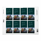 ÉTIQUETTE FRUITS DE SAISON 1 - RAISONS ET PEARS (Feuille entière)