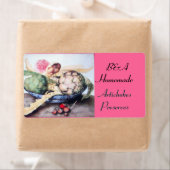 ÉTIQUETTE FRUITS DE SAISON 4- ARTICHOKES, ROSE & FRAISES (En situation)