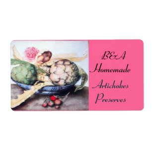 ÉTIQUETTE FRUITS DE SAISON 4- ARTICHOKES, ROSE & FRAISES