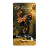 Étiquette FRUITS DE SAISON -PROSPÉRITÉ jaune vert (Devant)