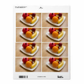 Étiquette Fruits mûrs (Feuille entière)