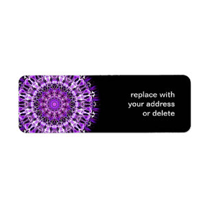 Étiquette Fuir le kaléidoscope violet