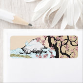 Étiquette Fuji et Sakura : Adresse de retour (En situation)