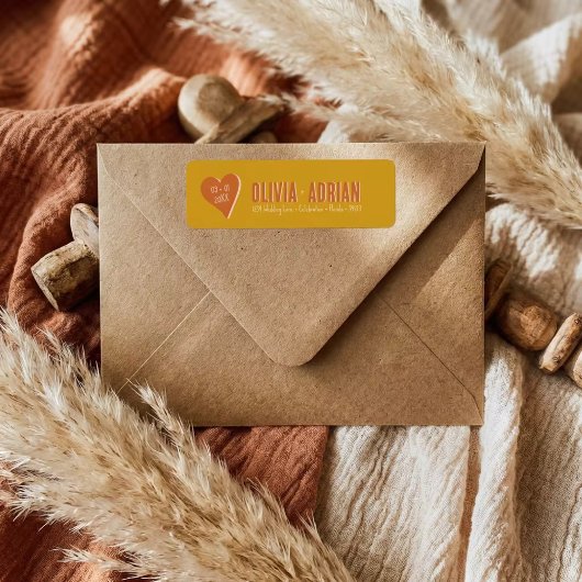 Étiquette Funky Bold Font