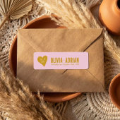 Étiquette Funky Bold Font