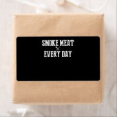 Étiquette Funny Bbq Smoker Accessoire Pitmaster Papa Grillin (En situation)