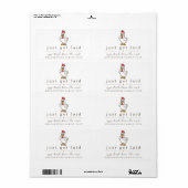 Étiquette Funny Just Got Laid Farm Coop Egg Carton Label (Feuille entière)