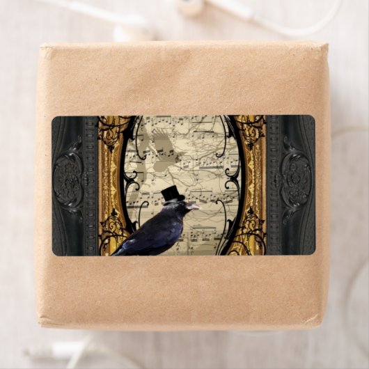 Étiquette Funny vintage (En situation)