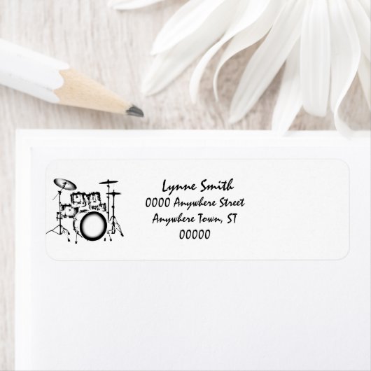 Étiquette Fûts "Dessin" (En situation)