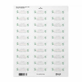 Étiquette Futur M. M. 2 Grooms Mariage Adresse de retour (Feuille entière)