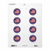 Étiquette Gadsden, Alabama (Feuille entière)