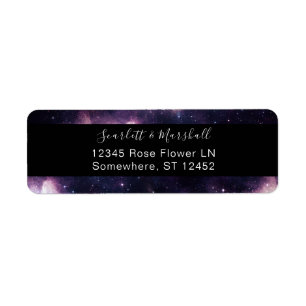 Étiquette Galaxy Espace extra-atmosphérique Adresse de retou