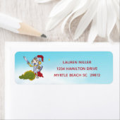 Étiquette Garçons Chevalier Médiéval Dragon (En situation)