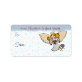 Étiquette Garde Noël Dans Ton Coeur (Devant)