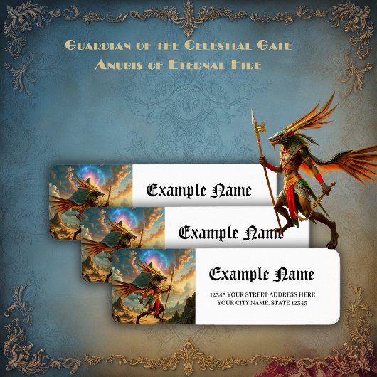 Étiquette Gardien de la Porte Céleste – Anubis