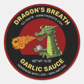 Étiquette Garlic Dragon (Devant)