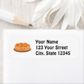 Étiquette Gâteau Ananas Renversé (En situation)