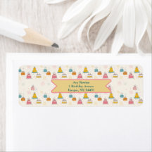 Gâteaux Doodle – Adresse d'anniversaire personnali