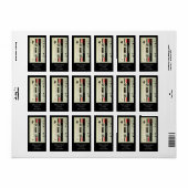Étiquette Geeky nerdy 1980s cassette cassette rétro cassette (Feuille entière)