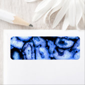 Étiquette Géodes Agate Quartz Bleu (En situation)