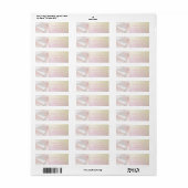 Étiquette Géométrique Élégant Tendance (Feuille entière)