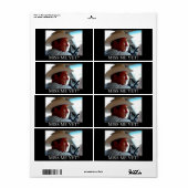 Étiquette George Bush/Miss Me ? (Feuille entière)