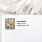 Étiquette Georges Seurat - Le Cirque (En situation)