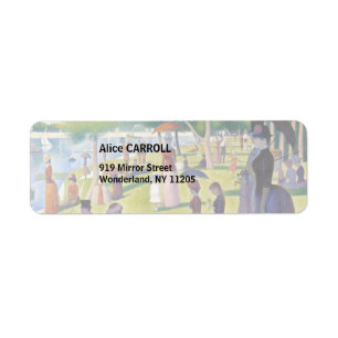 Étiquette Georges Seurat - Un dimanche à La Grande Jatte