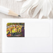 Étiquette Georges Seurat - 'Un dimanche sur la Grande Jatte' (En situation)