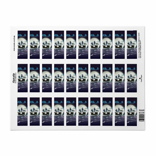 Étiquette Ghost (Feuille entière)