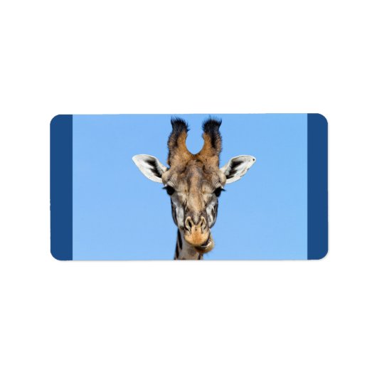 Étiquette Giraffe (Devant)