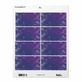 Étiquette Givré (Feuille entière)