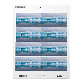 Étiquette Glace en Antarctique (Feuille entière)