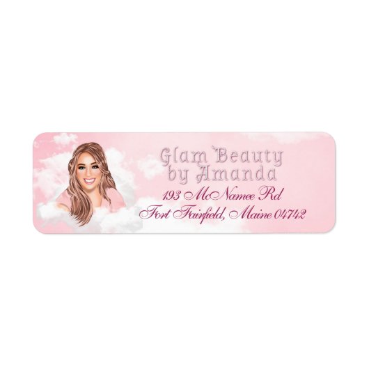 Étiquette Glam Beauty Return Labels (Devant)