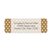 Étiquette Glam Gold Diamond (Devant)