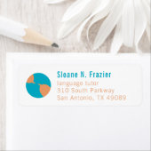 Étiquette Global Communications Icon (En situation)