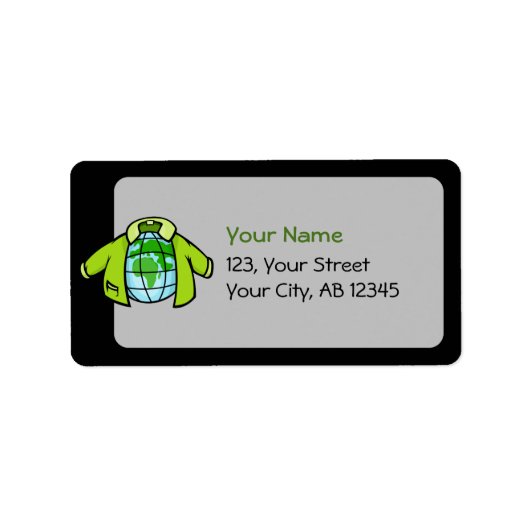 Étiquette Globe jacket (Devant)