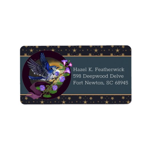 Étiquette Glory BlueJay (Devant)