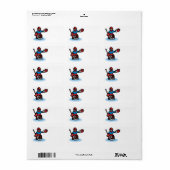 Étiquette Goalie (Feuille entière)