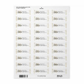 Étiquette Gold 70th Birthday Parties scintillant Confetti (Feuille entière)