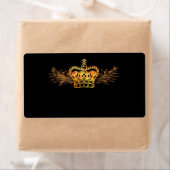Étiquette Gold Crown (En situation)