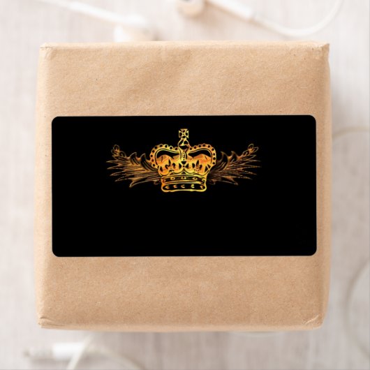 Étiquette Gold Crown (En situation)