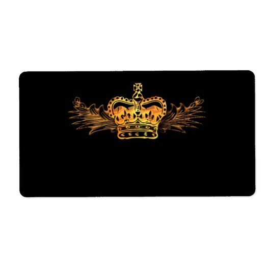 Étiquette Gold Crown (Devant)