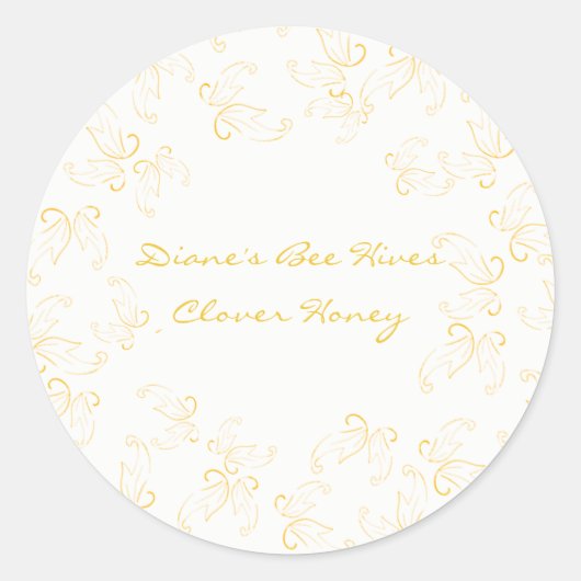 Étiquette Gold Leaf (Devant)