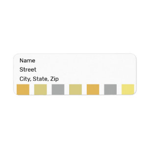 Étiquette Gold Silver Bronze Metal Hues