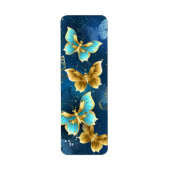 Étiquette Golden butterflies (Devant)